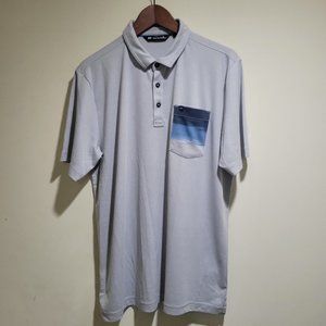 Travis Mathew Light Blue Golf Polo - Size Large